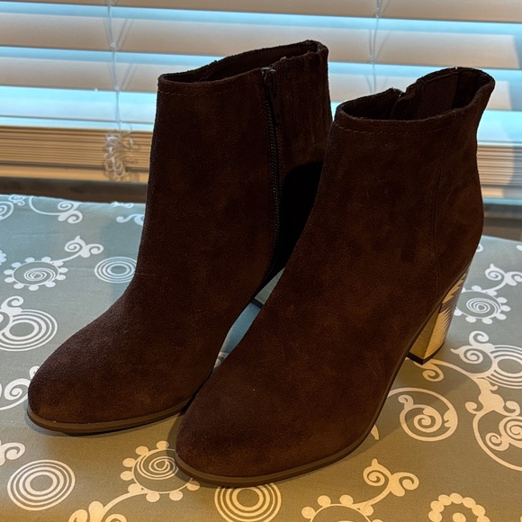 Seychelles Shoes - Seychelles‎ Brown Suede Ankle Boots Booties size 6-1/2